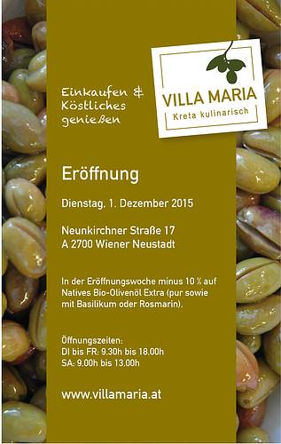 Eröffnung des ersten Villa Maria – Genussladens in Wiener Neustadt