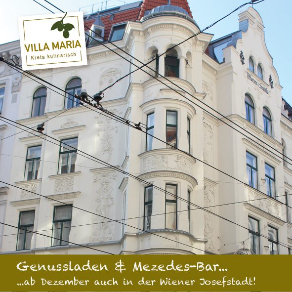 Neueröffnung in der Wiener Josefstadt: Villa Maria – Genussladen & Mezedes-Bar