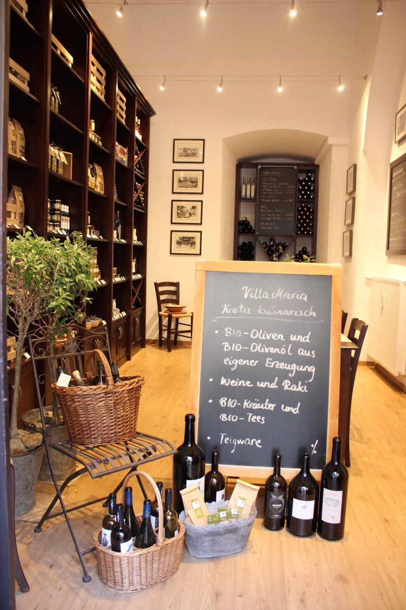 Einkaufen und Köstliches genießen bei Villa Maria…