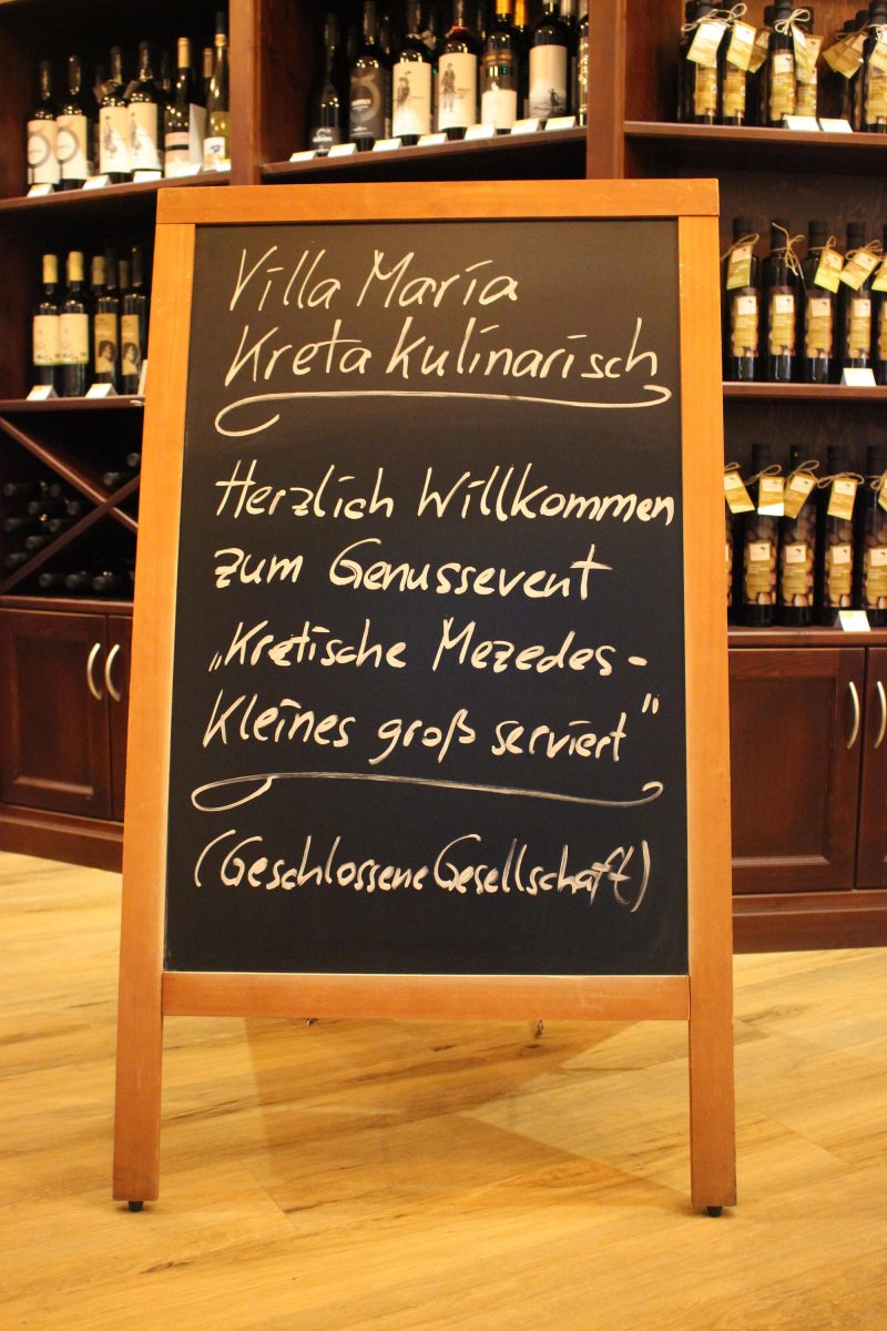 Bericht vom Genussevent: „Kretische Mezedes – Kleines groß serviert!“ in Wien 8