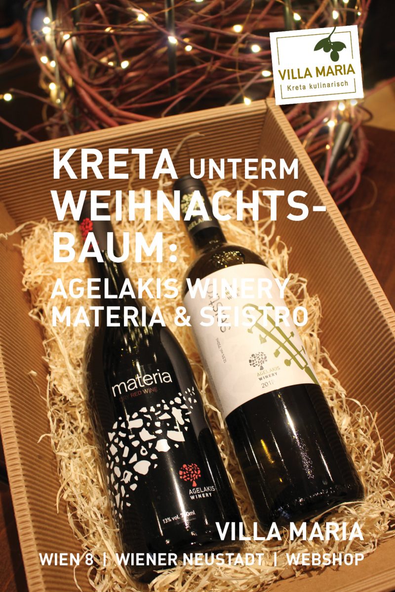 Kreta unterm Weihnachtsbaum: Agelakis Winery – Materia & Seistro…