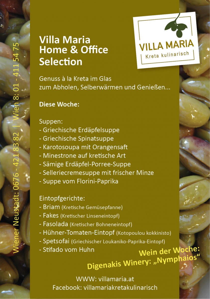 Villa Maria | Home & Office Selection: Unser Suppen- und Eintopfangebot für diese Woche…