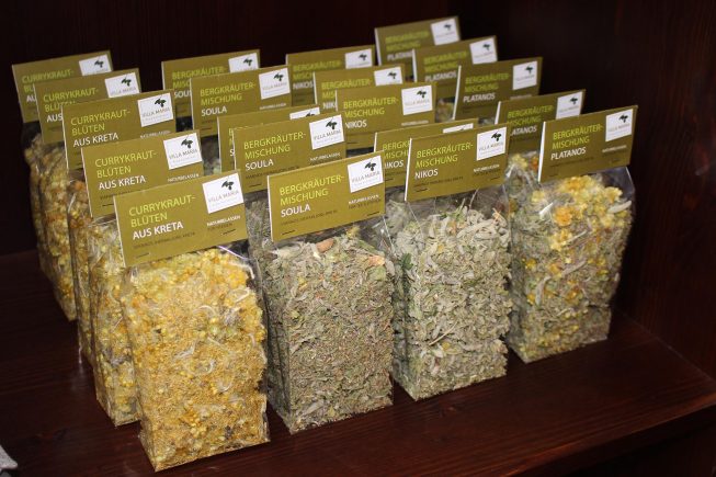 NEU bei Villa Maria | Kreta kulinarisch: Naturbelassene Bergkräutermischungen aus Viannos, Kreta