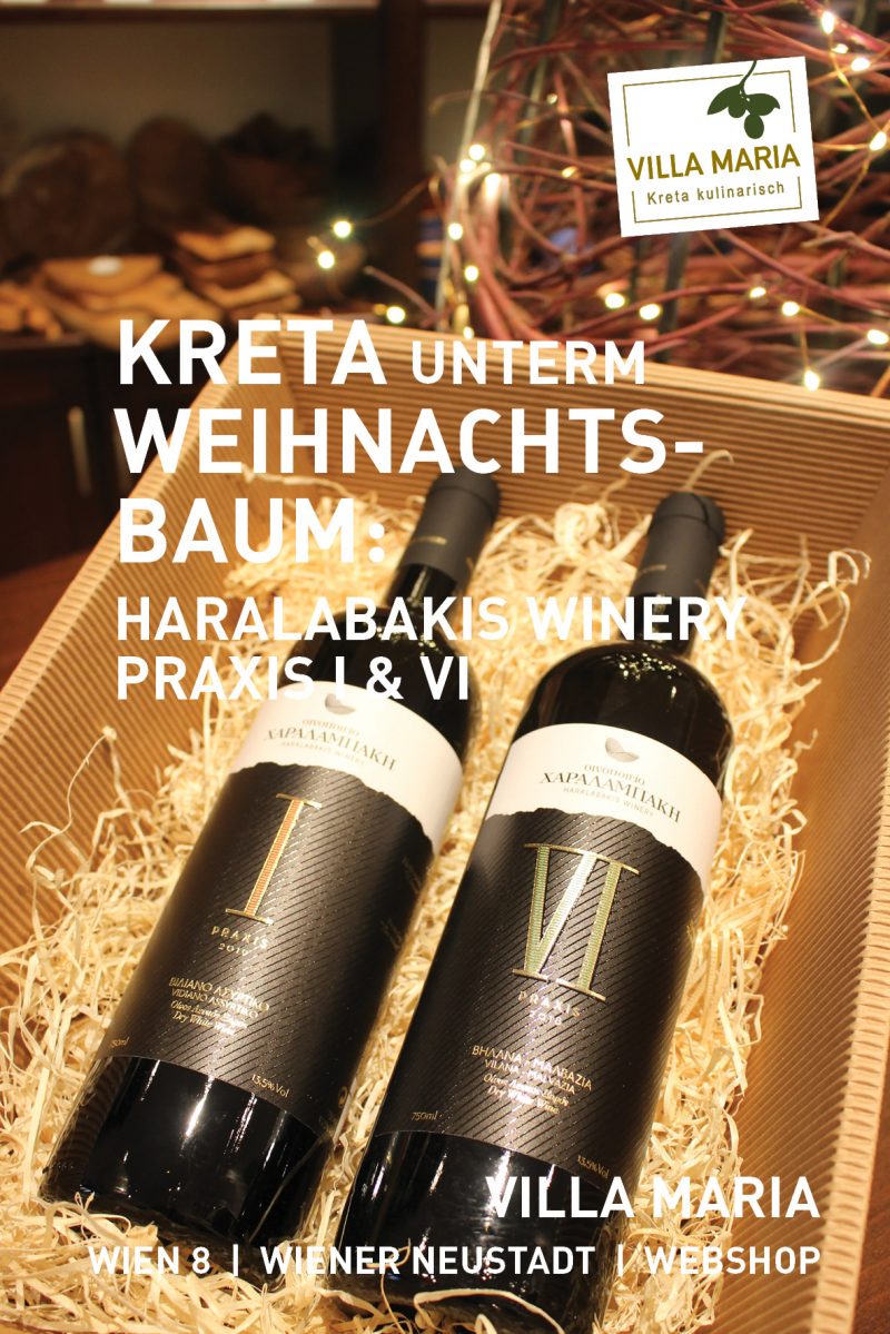 Kreta unterm Weihnachtsbaum: Haralabakis Winery – Praxis I & VI…