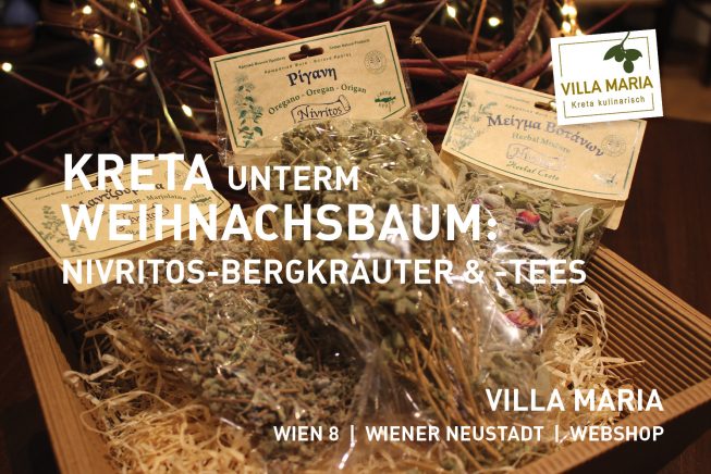 Kreta unterm Weihnachtsbaum: Nivritos – Bergkräuter & Tees…