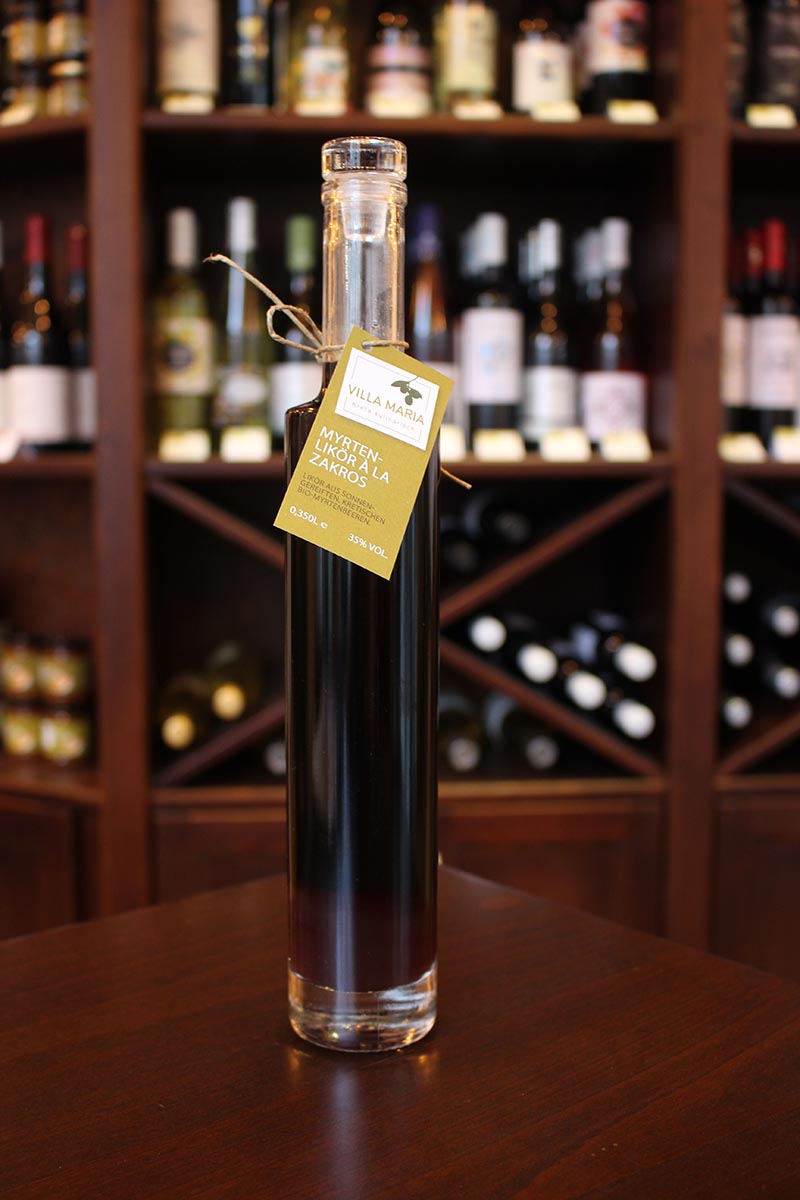 NEU: Villa Maria – Myrtenlikör à la Zakros: Hausgemacht!