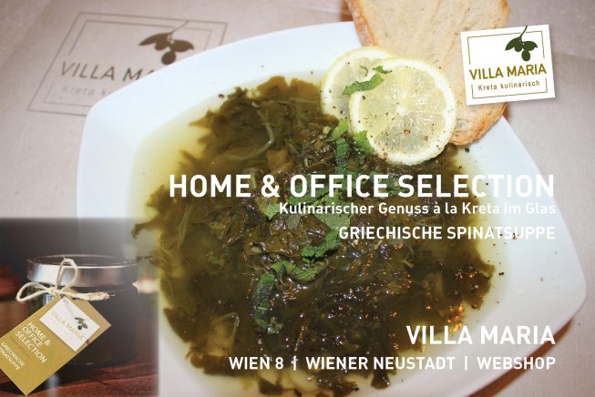 Villa Maria | Home & Office Selection: Griechische Spinatsuppe (v, vgn)