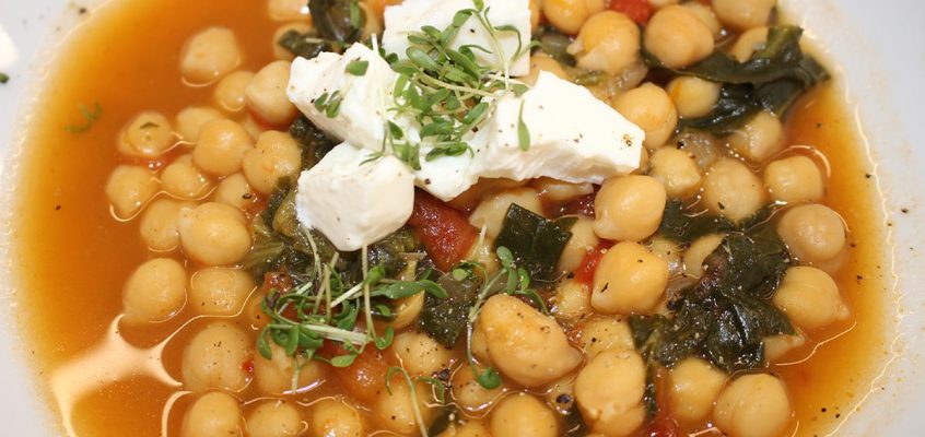Villa Maria | Home & Office Selection:  Heute: Kichererbseneintopf mit Blattspinat (H, O | v, vgn).
