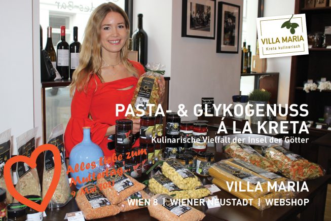 9. Mai 2021: Alles Liebe zum Muttertag…  Pasta- & Glykogenuss á la Kreta – Kulinarische Vielfalt der Insel der Götter