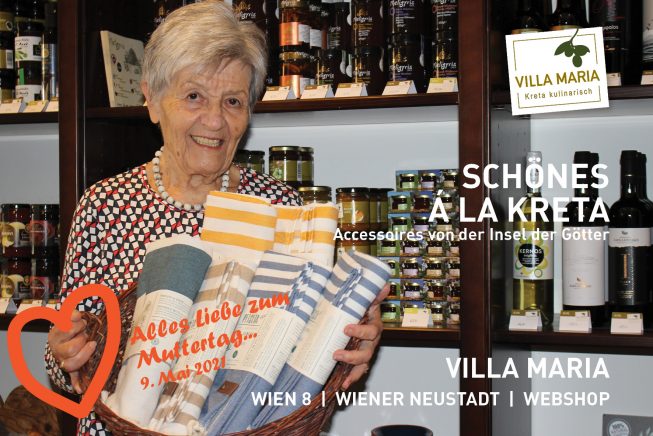9. Mai 2021: Alles Liebe zum Muttertag…  Schönes á la Kreta – Kulinarische Vielfalt der Insel der Götter
