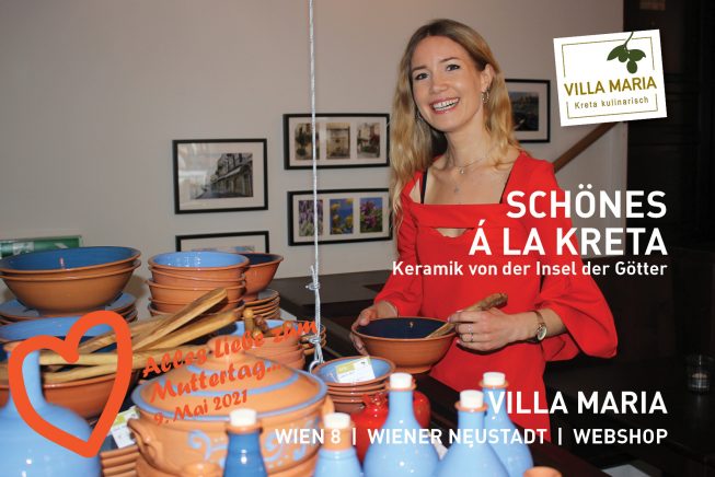 9. Mai 2021: Alles Liebe zum Muttertag…  Schönes á la Kreta – Kulinarische Vielfalt der Insel der Götter