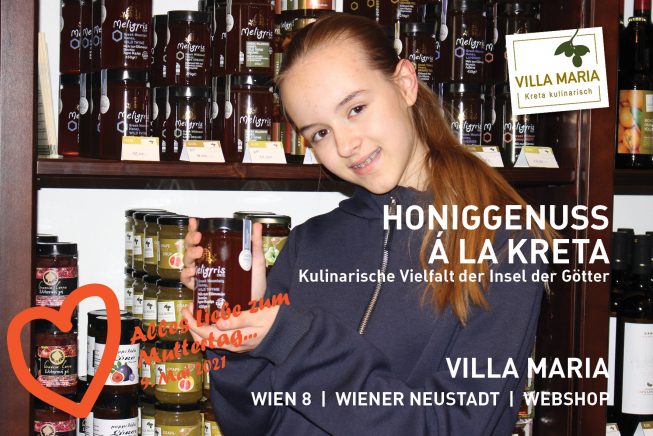 9. Mai 2021: Alles Liebe zum Muttertag…  Honiggenuss á la Kreta – Kulinarische Vielfalt der Insel der Götter