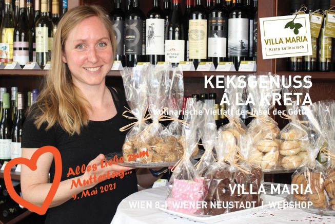 9. Mai 2021: Alles Liebe zum Muttertag…  Keksgenuss á la Kreta – Kulinarische Vielfalt der Insel der Götter