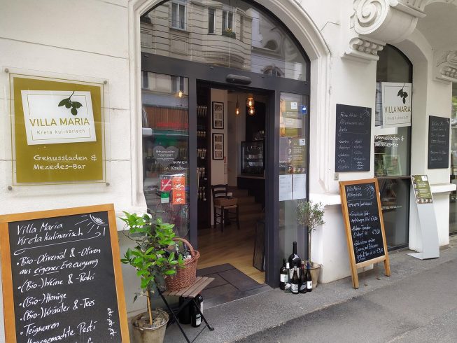 Unsere Villa Maria – Mezedes-Bar in Wien 8 hat wieder für Sie geöffnet! Herzlich Willkommen! 😊