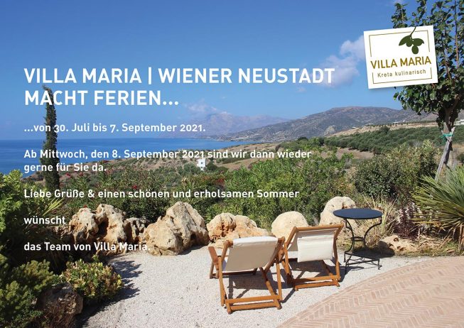 Villa Maria | Wiener Neustadt macht Ferien…