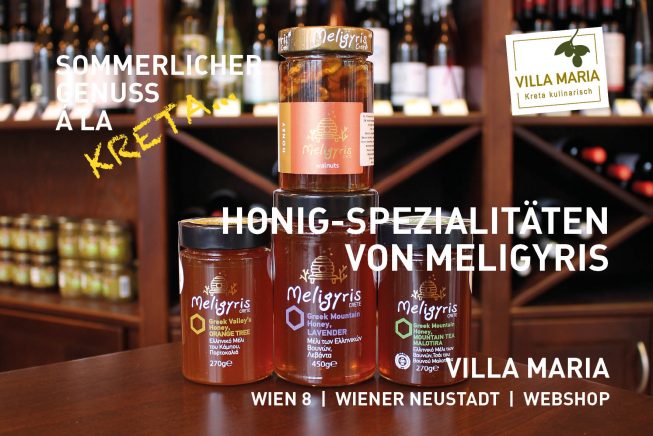 Sommerlicher Genuss á la Kreta: Honig-Spezialitäten von Meligyris