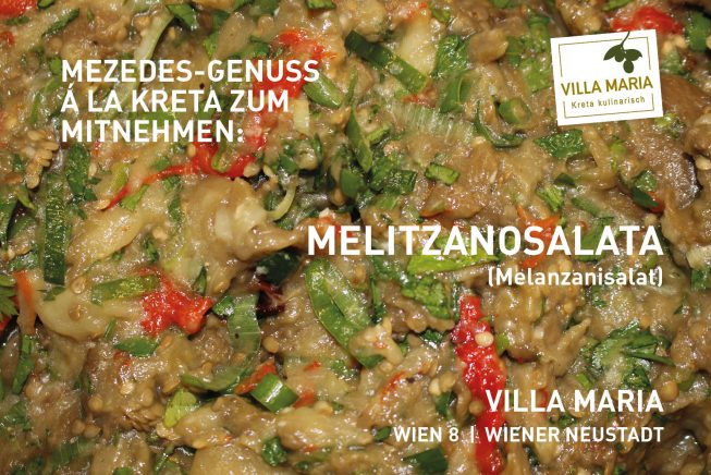 Mezedes-Genuss á la Kreta zum Mitnehmen: Melitzanosalata ... Mezedes-Genuss á la Kreta zum Mitnehmen: Melitzanosalata ...
