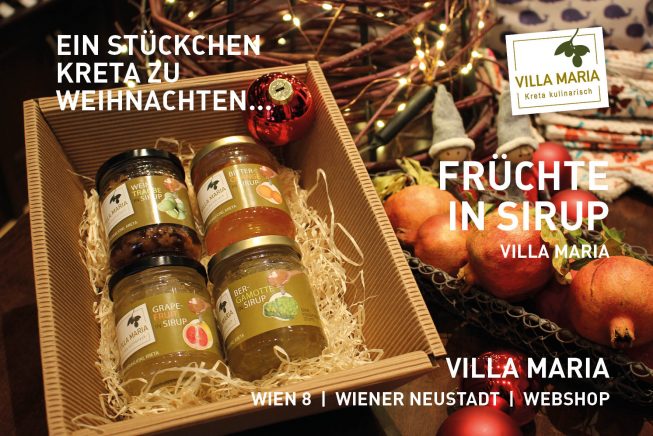 Ein Stückchen Kreta zu Weihnachten: Villa Maria – Früchte in Sirup…