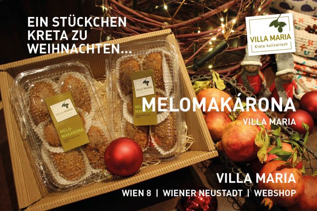 Ein Stückchen Kreta zu Weihnachten: Villa Maria – Melomakárona…