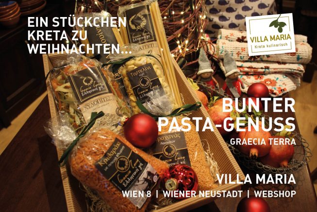 Ein Stückchen Kreta zu Weihnachten: Graecia Terra – Bunter Pasta-Genuss…