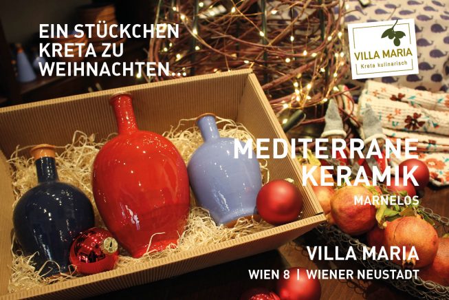Ein Stückchen Kreta zu Weihnachten: Marnelos – Mediterrane Keramik…