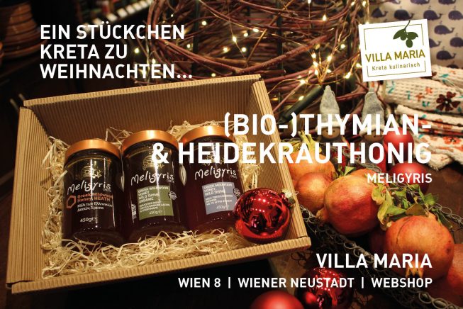 Ein Stückchen Kreta zu Weihnachten: Meligyris – (Bio-)Thymian- & Heidekrauthonig…