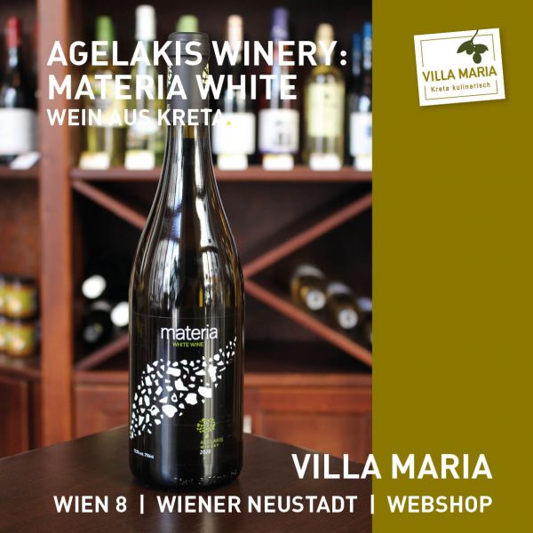 Villa Maria – Wein der Woche: Agelakis Winery: Materia White