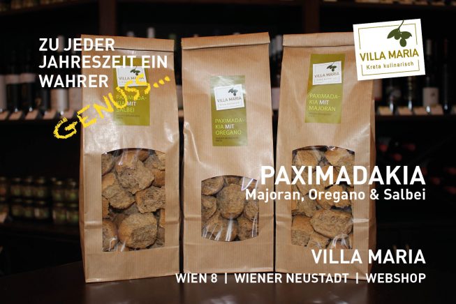 Villa Maria – Paximadakia: Majoran, Oregano & Salbei: Zu jeder Jahreszeit ein wahrer Genuss…