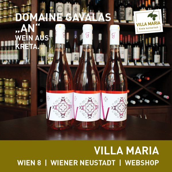 Villa Maria – Wein der Woche: Domaine Gavalas – AN (Kotsifali-Cabernet-Sauvignon)