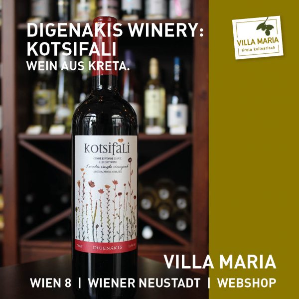 Villa Maria – Wein der Woche: Digenakis Winery – Kotsifali