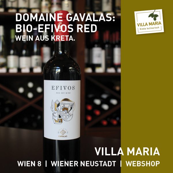Villa Maria – Wein der Woche: Domaine Gavalas – Bio-Efivos Red