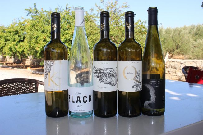 Besuch in der Klados Winery, Panormos (Rethimno), Kreta.