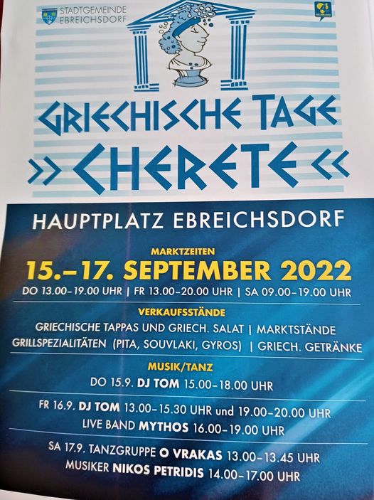 „Griechische Tage 2022“ in Ebreichsdorf