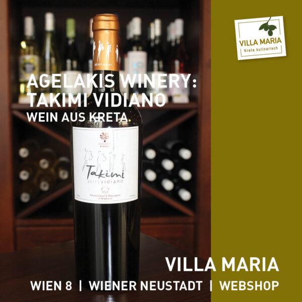 Villa Maria – Wein der Woche: Agelakis Winery – Takimi Vidiano (Natural-Orange wine)
