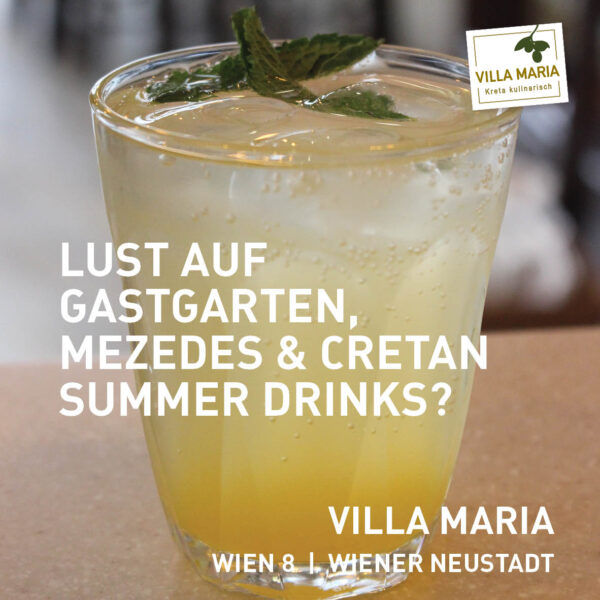 Lust auf Gastgarten, Mezedes & Cretan Summer Drinks?