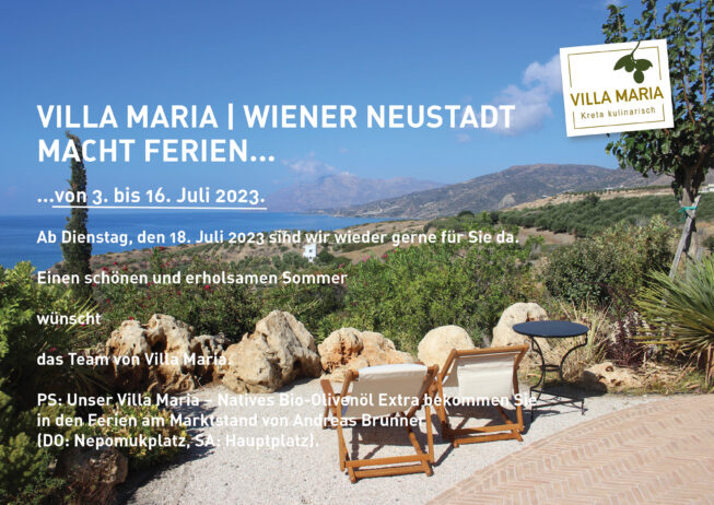Villa Maria | Wiener Neustadt macht Ferien…