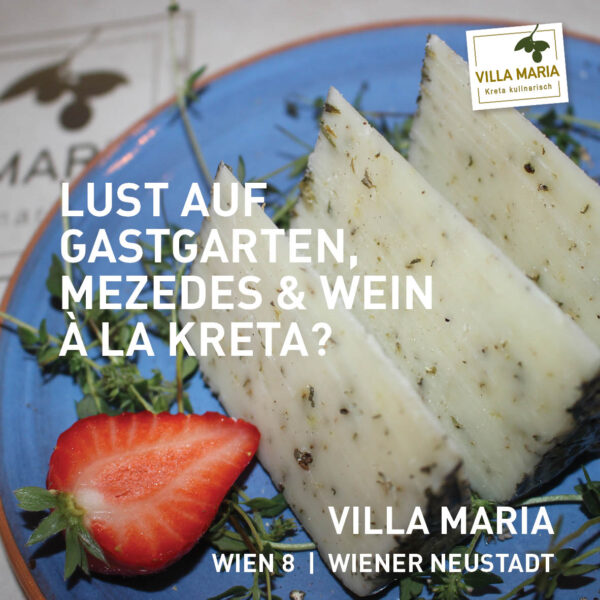 Lust auf Gastgarten, Mezedes & Wein à la Kreta?