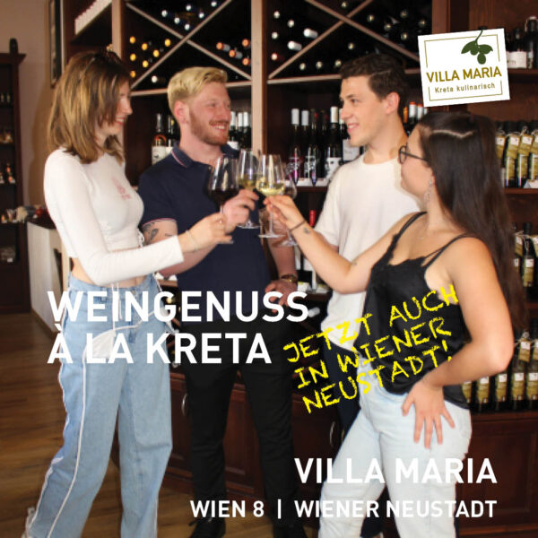 Weingenuss à la Kreta: Jetzt auch in Wiener Neustadt!
