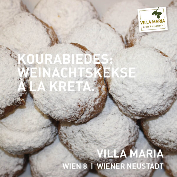 Kourabiedes: Weihnachtskekse à la Kreta.