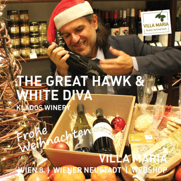 Frohe Weihnachten: Klados Winery – The Great Hawk & White Lady.