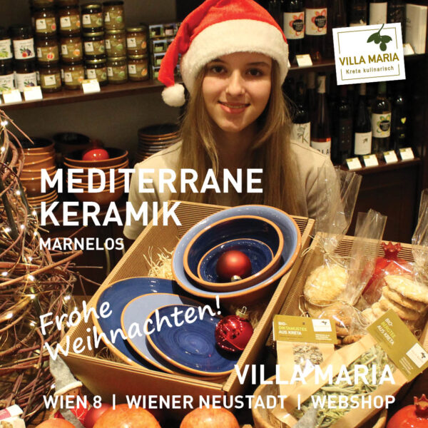 Frohe Weihnachten: Marnelos – Mediterrane Keramik.