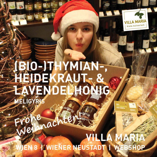 Frohe Weihnachten: Meligyris – (Bio-)Thymian, Heidekraut & Lavendelhonig.