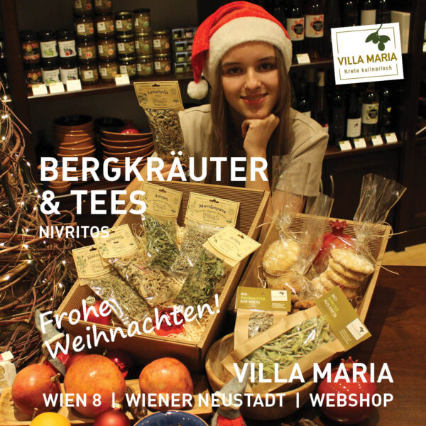 Frohe Weihnachten: Nivritos – Bergkräuter & Tees.