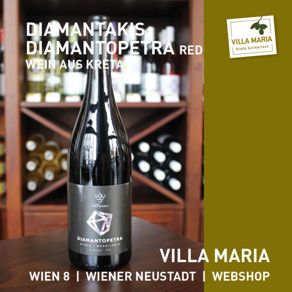 Villa Maria – Wein der Woche: Diamantakis Winery – Diamantopetra Red (Syrah-Mandilari)