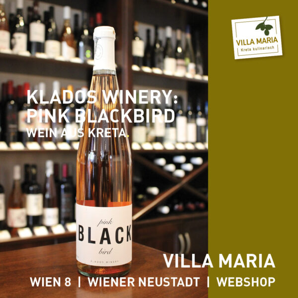 Klados Winery – Pink Blackbird (Kotsifali): 0,75 Liter-Flasche