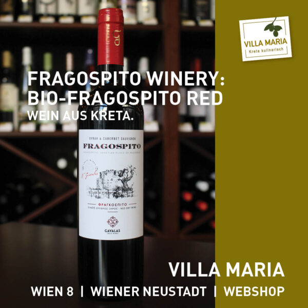 Villa Maria – Wein der Woche: Fragospito Winery – Fragospito Red (Cabernet Sauvignon-Syrah)